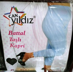 BAYAN BATTAL TAŞLI KAPRİ TAYT